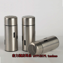 Stainless steel sprinkler seasoning tank Pepper bottle Coffee sprinkler Salt tank seasoning bottle special price