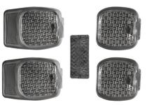 Car mats are fully surrounded by 5 pieces of non-slip PVC car mats three-dimensional thickened mats Car universal silicone transparent