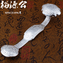  (Yuyuan Gong)Solid 999 sterling silver Ruyi decoration Sterling silver Solid Ruyi decoration Sterling silver gift