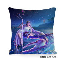  High-quality personalized custom cartoon animation pillow twelve constellations cushion Office sofa cushion pillow living room