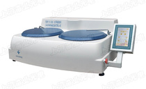 YMP-2-250 type double-disc double head stepless speed change magnetic disc gold phase sample grinding and throwing machine