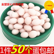 Pigeon Fake Egg Racing Pigeon Dove Supplies Solid Fake Dove Egg Emulation Egg Water Injection Fake Egg Solid Plastic Luke Eggs