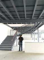 Chongqing steel structure stair pattern steel plate Stair steel structure duplex partition board