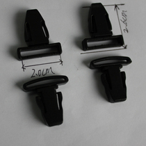 Plastic airplane buckle label rope buckle plastic environmental protection rope buckle