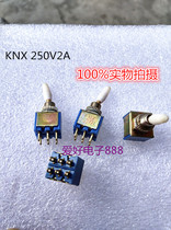Button switch KNX-2X2 2-speed 6-pin knx 250V2A button switch Small rocker switch
