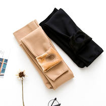 Autumn and winter New Meat color one thick plus velvet leggings step on the feet to keep warm and thin pants outside wearing pantyhose slim pants