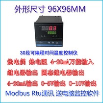 Multi-stage programmable thermostat time temperature controller