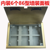 Copper waterproof clamshell inserts in fit 6 86 Type of wall mounted panels 6-86 Type of ground plugging in copper