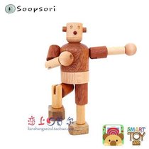 Korean Soopsori children funny Wood deformation robot puzzle early education wooden toy