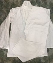 This white cloth shirt this white cloth shirt pants cotton shirt pants coarse cloth pants