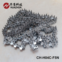 Conveyor chain Stainless steel belt flange 04C 25B Extended pin 5mm reflow soldering chain 2 points