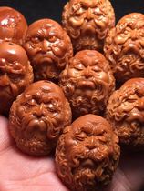 Pure handmade olive nuclear carving hand string Su Gong master Lu Liuchun this worker Damo ancestor Sanhua old oil core
