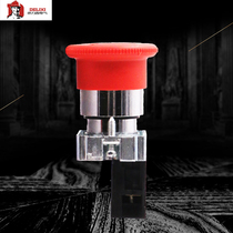 Delixi emergency stop switch LAY5-BS542 mushroom head XB2 with self-locking emergency stop button red