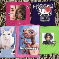 FUNCKFASSS Exclusive Design Alien ET-Edward-Evil Katie-Skeleton Short Sleeve