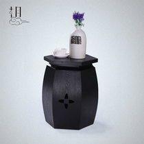 New Chinese style solid wood corner a few sofas small side modern simple mini coffee table creative phone a few round a few