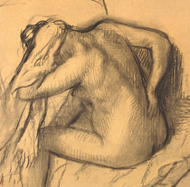 YC219 (France) Edgar Degas (Edgar Degas) sketch drawing high-definition inkjet printing