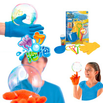 Bubble magic elastic bubble blister kit that can bounce can touch the blowing blister water