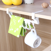 Rice wood cabinet under adhesive hook hanging cabinet ceiling slip card type adhesive hook wardrobe nail-free hook no trace adhesive hook mezzanine adhesive hook