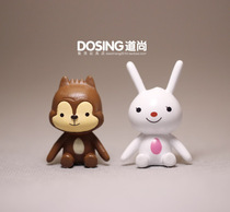 Foreign Trade Loose Goods Small Number Cartoon Rabbit Little White Rabbit Wolf Currant Doll Puppet Model Pendulum Girl Toys