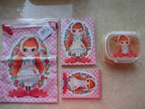 Japan brings back blythe small cloth doll around the cloth bag notepad note lunch box