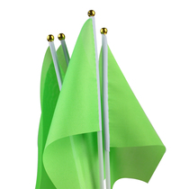 No 7 Small Colored Flag Green Kindergarten Morning Prop Hand Waving Flag Sports Flag Flag