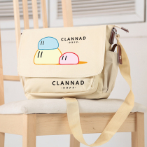 Clannad Dango Anime Shoulder Bag Anime Peripheral Crossbody Bag Makeup Lettering Dango Large Family