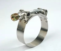 Stainless steel T type powerful throat hoop hoop hoop car water pipe clamp 51-160mm