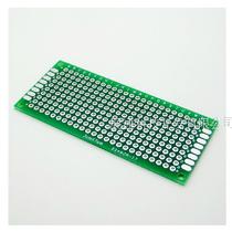 Double - sided pan 3*7cm gold - plated spray - fiberglass hole board test board universal board