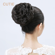Delicate wig hair bag fashion fluffy simulation hair ball hair bun flower head bride wig bag