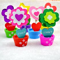 Creative message folder flower note holder photo folder kindergarten prize birthday gift children small gift