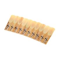 high quality 10 pcs set 2 5 saxophone reed bamboo for eb sax