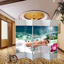  Beauty screen folding screen health physiotherapy hall free design photocopying partition Bedroom office mobile folding new style