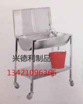 Factory price direct stainless steel double-layer debridement car cleaning truck cart rescue vehicle (thickened type)