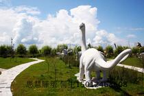 Supply FRP dinosaur sculpture Forest Park dinosaur sculpture ornaments resin animal landscape sculpture