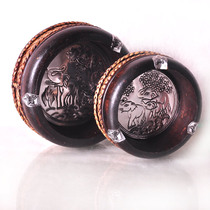 Thai solid wood creative mens personality fashion ashtray Southeast Asia retro decoration ornaments ashtray home accessories