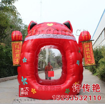 Lucky cat money grab machine Gas mold Lucky cat money grab machine Shopping mall promotion props Annual meeting Real estate promotion props