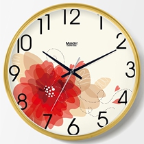 Medin fashion wall clock living room office simple silent clock Wall watch creative quartz clock calendar D266