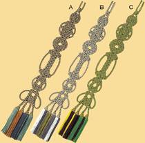 Shingon robes Buddhism multiplier long tassel gua zhu Buddhist robes tassel ear tang mi robes repair Doro