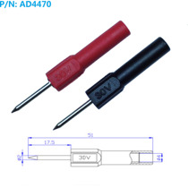 AD4470 Instrumentation power test 2mm probe to 4mm banana jack adapter 4mm interface table needle