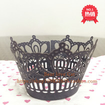 Hollow Crown pearlescent art cupcakes around the edge of the wind wedding birthday dessert table decorative paper 50