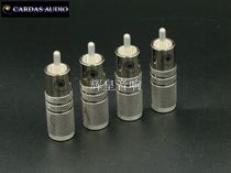 Original genuine CARDAS SLVR SS silver-plated RCA plug