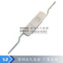 Permanent cabinet lock MS820 heaven and earth link lock S lock core distribution box door lock switch cabinet lock with waterproof cover triangular core