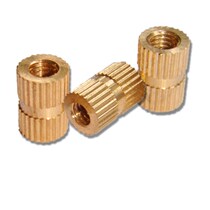 M4 through hole series copper insert nut copper knurled nut copper flower mother GB809 nut unit price of one hundred nuts