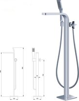 Export German floor-standing bathtub faucet shower faucet Imperial Concubine bathtub faucet bathroom bathtub faucet