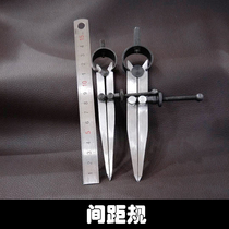 Zhihui imported high-quality spacing gauge DIY handmade leather art tools Edge liners Wide and narrow compasses in stock