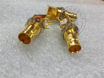 Pure copper 75 ohm BNC socket Q9-KWE BNC socket gold-plated Q9 parent BNC connector 90 ° Q9 seat