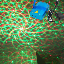 Multi-pattern optional four-in-one voice-activated starry laser light bar KTV stage laser flash