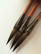 Xiwen Pavilion brush Oolong gray mink large and small boutique Lake pen mink hair pen set four treasures calligraphy and painting