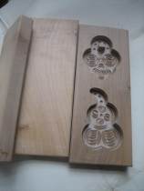 Exquisite carved baby favorite gourd small basket diagram baking mold pastry sushi fruit pasta mold