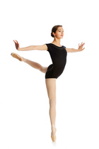 American Gaynor Minden Juliet Cap Sleeve short sleeve hymn to practice the ballet